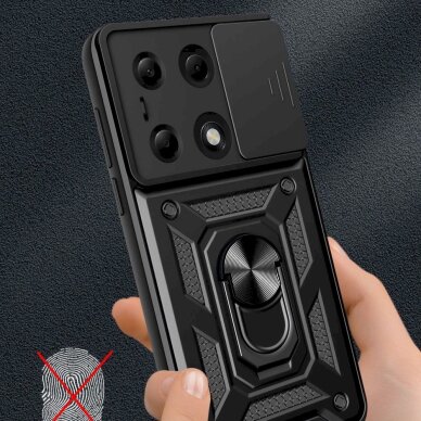 Akcija! Tech-Protect CamShield Pro Case for Xiaomi Redmi Note 13 Pro 5G / Poco X6 5G - juodas 4