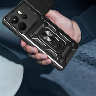 Xiaomi Redmi Note 14 4G / LTE – Tech-Protect CamShield Pro dėklas - Matinis juodas 3