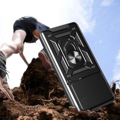 Xiaomi Redmi Note 14 4G / LTE – Tech-Protect CamShield Pro dėklas - Matinis juodas 4