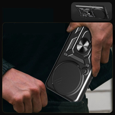 Tech-Protect CamShield Pro Dėklas skirtas Xiaomi Redmi Note 14 Pro+ 5G - Matinis Juodas 1