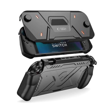 Nintendo Switch 2 dėklas Tech-Protect Carbonox – juodas 1