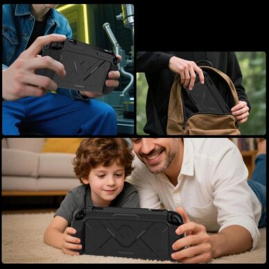 Nintendo Switch 2 dėklas Tech-Protect Carbonox – juodas 12