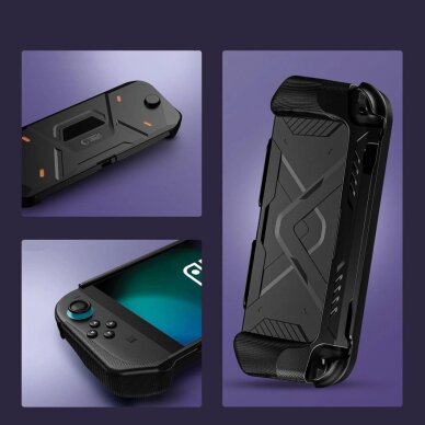 Nintendo Switch 2 dėklas Tech-Protect Carbonox – juodas 9