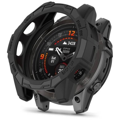 Garmin Fenix 7X / 7X Pro dėklas Tech-Protect Defense Air – juodas