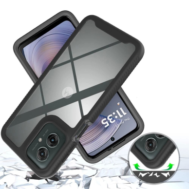 Tech-Protect Defense dėklas skirtas Motorola Moto G55 5G - juodas 3