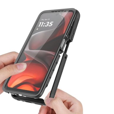 Motorola Moto G56 5G dėklas Tech-Protect Defense – juodas 2