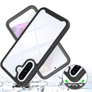 Tech-Protect Defense Dėklas skirtas Samsung Galaxy A36 / A56 5G - Juodas 4 Tech-Protect Defense Dėklas skirtas Samsung Galaxy A36 / A56 5G - Juodas 4