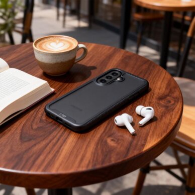 Samsung Galaxy A36 / A56 / A37 5G Tech-Protect Defense dėklas – matinė juoda 2 Samsung Galaxy A36 / A56 / A37 5G Tech-Protect Defense dėklas – matinė juoda 2