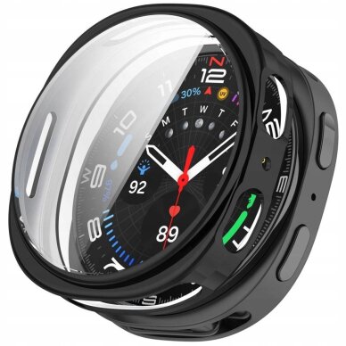 Samsung Galaxy Watch 8 44mm dėklas Tech-Protect Defense – juodas
