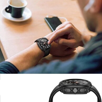 Samsung Galaxy Watch Ultra 47mm dėklas Tech-Protect Defense – juodas 2
