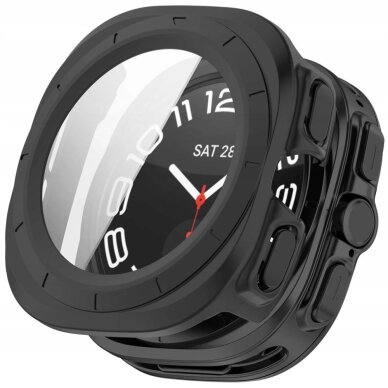 Samsung Galaxy Watch Ultra 47mm dėklas Tech-Protect Defense – juodas