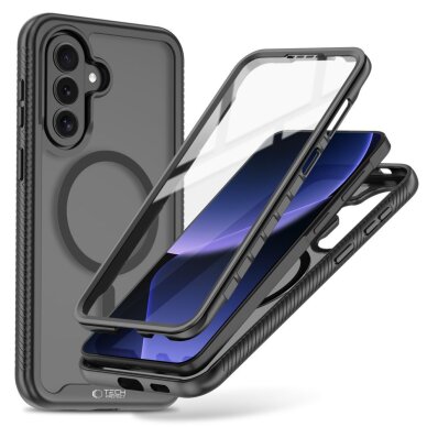Samsung Galaxy A57 5G Tech-Protect Defense MagSafe dėklas – juodas