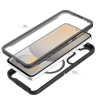 Tech-Protect Defense MagSafe Dėklas skirtas Samsung Galaxy S25 - Juodas 3