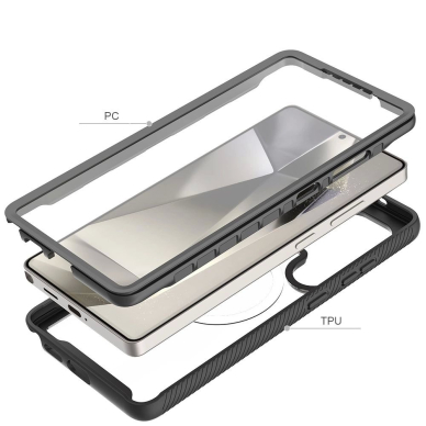 Tech-Protect Defense MagSafe Dėklas skirtas Samsung Galaxy S25 Ultra - Juodas 3