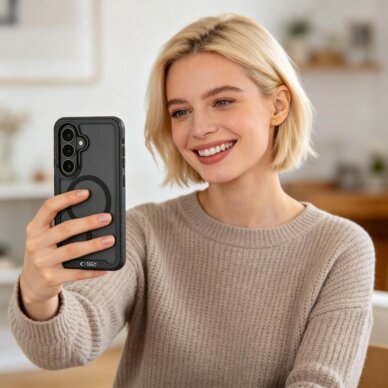 Samsung Galaxy S26 Tech-Protect Defense MagSafe dėklas – juodas 5