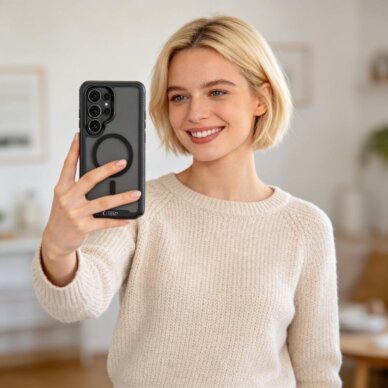 Samsung Galaxy S26 Ultra Tech-Protect Defense MagSafe dėklas – juodas 5 Samsung Galaxy S26 Ultra Tech-Protect Defense MagSafe dėklas – juodas 5