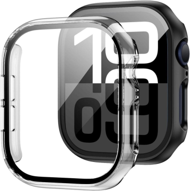 Tech-Protect Defense360 Apsauginis stiklas Dėklas Apple Watch 10 (42mm) - Skaidrus Tech-Protect Defense360 Apsauginis stiklas Dėklas Apple Watch 10 (42mm) - Skaidrus
