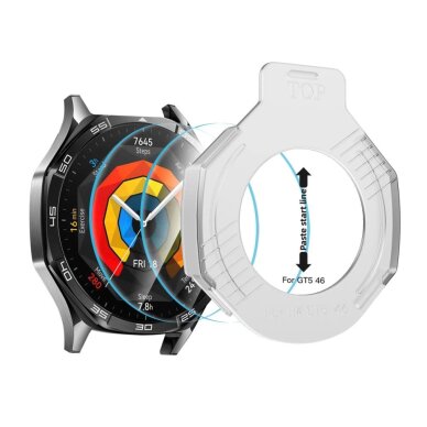 Huawei Watch GT 5 46mm Tech-Protect Easy Set+ grūdintas stiklas, 2 vnt. – skaidrus 1