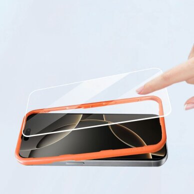 iPhone 17 Tech-Protect Easy Set+ grūdintas stiklas, 3 vnt. – skaidrus 3