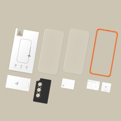 Samsung Galaxy A37 5G Tech-Protect Easy Set+ grūdintas stiklas (3 vnt.) 7