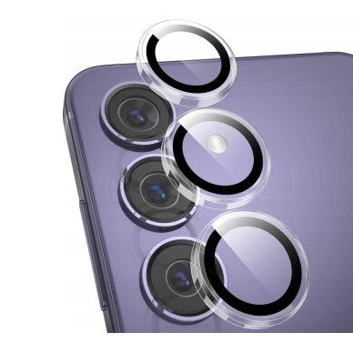 Samsung Galaxy S25 FE Tech-Protect Easy Set+ grūdintas stiklas, 3 vnt. – skaidrus 5