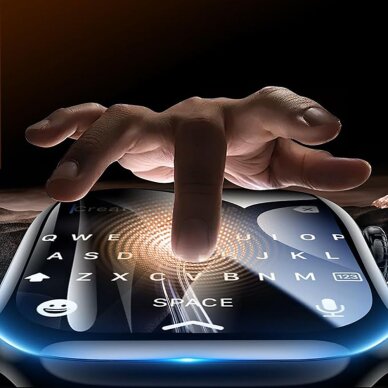 Apple Watch 44mm Tech-Protect Easy Set Flex+ grūdintas stiklas (3 vnt.) – juodas 3 Apple Watch 44mm Tech-Protect Easy Set Flex+ grūdintas stiklas (3 vnt.) – juodas 3