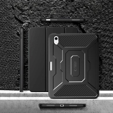 iPad 10.9” 10 / 2022 / 11” 11 / 2025 dėklas Tech-Protect Endurance – juodas 5