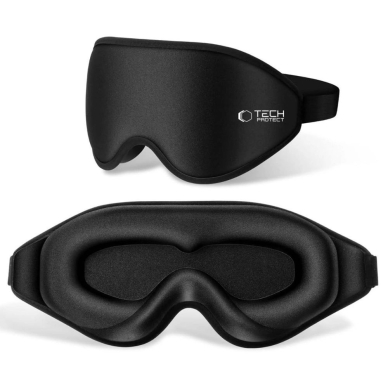 Miego kaukė Tech-Protect Eyeshade – juoda 1 Miego kaukė Tech-Protect Eyeshade – juoda 1