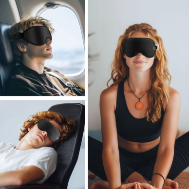 Tech-Protect Eyeshade miego kaukė – juoda 7