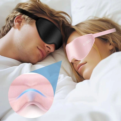 Tech-Protect Eyeshade miego kaukė – rožinė 4