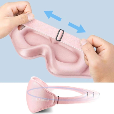 Tech-Protect Eyeshade miego kaukė – rožinė 6