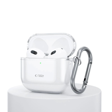 Dėklas Tech-Protect FLEXAir Apple AirPods 4 - Skaidrus 3 Dėklas Tech-Protect FLEXAir Apple AirPods 4 - Skaidrus 3