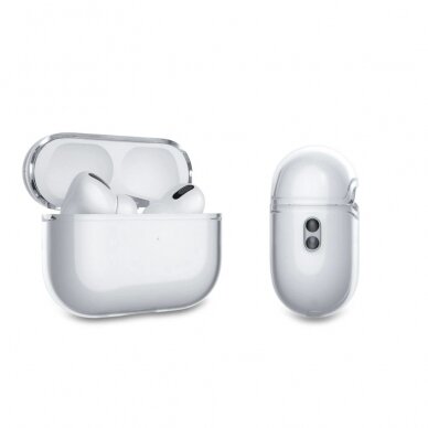 Tech-Protect FlexAir Dėklas Apple AirPods Pro 1 / 2 - Permatomas 1 Tech-Protect FlexAir Dėklas Apple AirPods Pro 1 / 2 - Permatomas 1