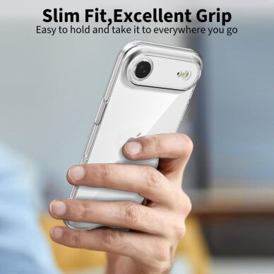 iPhone Air Tech-Protect FlexAir dėklas – skaidrus 3