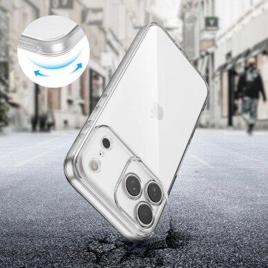 iPhone 17 Pro Max dėklas Tech-Protect FlexAir – skaidrus 2