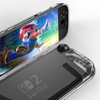 Nintendo Switch 2 dėklas Tech-Protect FlexAir – skaidrus 3