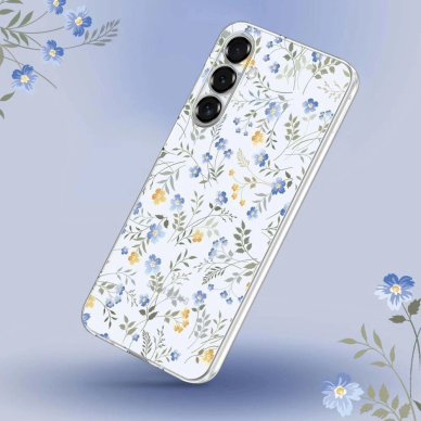 Samsung Galaxy A26 5G – Tech-Protect FlexAir dėklas - Gėlių raštas 1