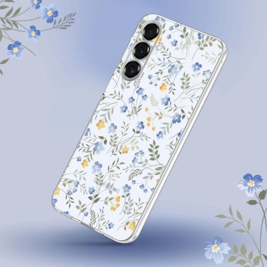Tech-Protect FlexAir Dėklas skirtas Samsung Galaxy A56 5G - Daisies with Leaves 1