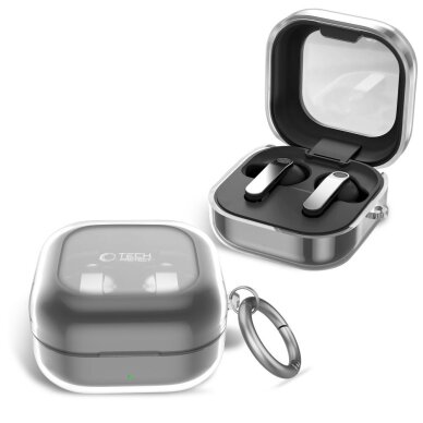 Samsung Galaxy Buds 4 / Buds 4 Pro Tech-Protect FlexAir dėklas – skaidrus 3