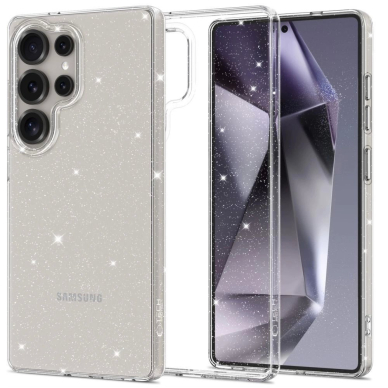 Tech-Protect FlexAir Dėklas skirtas Samsung Galaxy S25 Ultra - Permatomas-Glitter Tech-Protect FlexAir Dėklas skirtas Samsung Galaxy S25 Ultra - Permatomas-Glitter