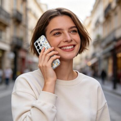 Samsung Galaxy S26 Ultra Tech-Protect FlexAir dėklas – spalvotos gėlės 4