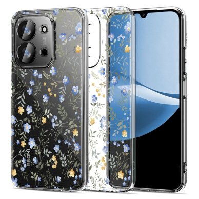 Xiaomi Redmi 15C 173 mm / Poco 85C 173 mm Tech-Protect FlexAir dėklas – ramunėlės su lapeliais