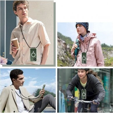 Tech-Protect FlexAir Chain caseMagSafe iPhone 15 Pro - Juodas beige 2 Tech-Protect FlexAir Chain caseMagSafe iPhone 15 Pro - Juodas beige 2