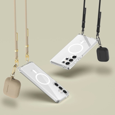 Tech-Protect FlexAir Chain MagSafe Dėklas skirtas Samsung Galaxy S25 - Juodas-Beige 3 Tech-Protect FlexAir Chain MagSafe Dėklas skirtas Samsung Galaxy S25 - Juodas-Beige 3