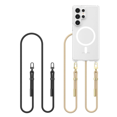 Tech-Protect FlexAir Chain MagSafe Dėklas skirtas Samsung Galaxy S25 Ultra - Juodas-Beige