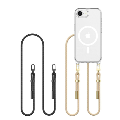 Tech-Protect FlexAir Chain MagSafe iPhone 16e Dėklas - Juodas/Beige