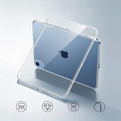iPad 10.9” 10 / 2022 / 11” 11 / 2025 dėklas Tech-Protect FlexAir Hybrid – skaidrus 6