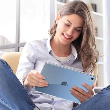 iPad 10.9” 10 / 2022 / 11” 11 / 2025 dėklas Tech-Protect FlexAir Hybrid – skaidrus 9