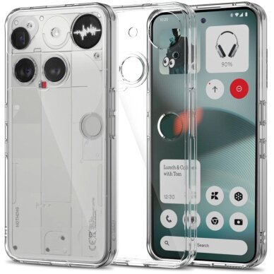 Nothing Phone 3 dėklas Tech-Protect FlexAir Hybrid – skaidrus