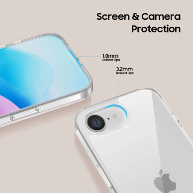 Nothing Phone 3A – Tech-Protect FlexAir Hybrid dėklas - Skaidrus 2